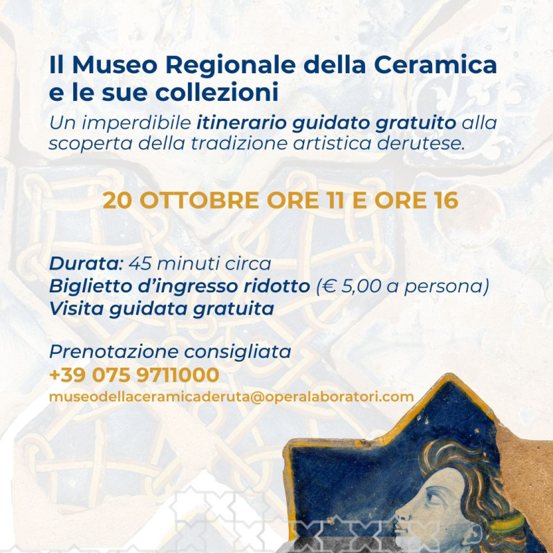 Il Museo Regionale della Ceramica e le sue collezioni - visite guidate gratuite